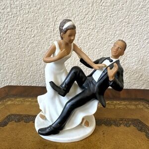 Wedding cake topper Weddingstar Bride Groom African America‎ Couple